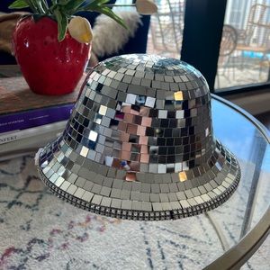 Mirror Embellished Disco Ball Bucket Hat | Nasty Gal
